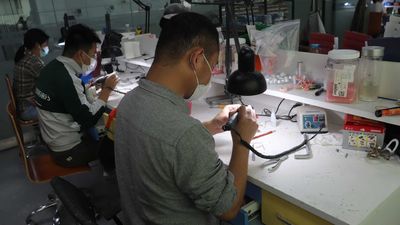 Standard Dental Lab Co., Limited خط إنتاج المصنع