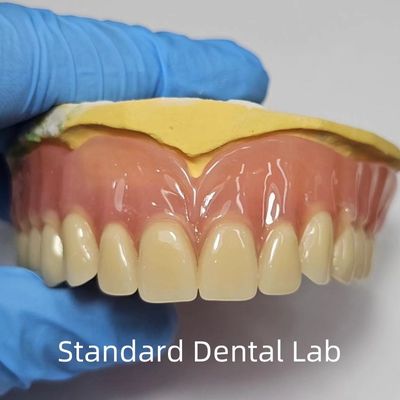 شراء طقم أسنان أكريليك كامل من Ivoclar معتمد من إدارة الغذاء والدواء الأمريكية التصنيع عبر الإنترنت