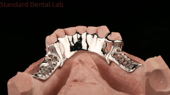 شراء كوبالت كروم إطار معدني صب أسنان جزئية مع المئزر السفلي تصميم SDL مختبر الأسنان التصنيع عبر الإنترنت