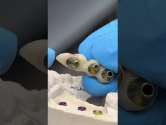 البورسلين الزركونيا الاسمنتية المستمرة الزرع المسمار شكل الرأس الستة الأطراف لتناسب الجمالية المخصصة